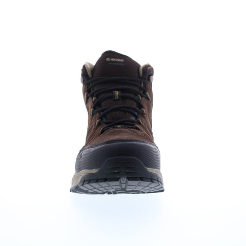 Hi-Tec Red Rock Mid Waterproof 9514 Mens Brown Suede Lace Up Hiking Boots