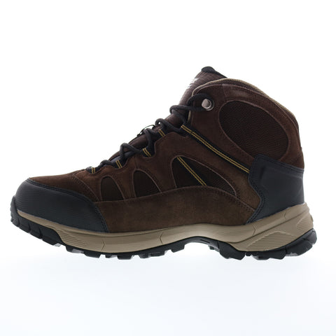 Hi-Tec Red Rock Mid Waterproof 9514 Mens Brown Suede Lace Up Hiking Boots