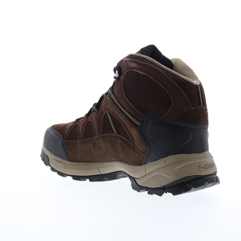 Hi-Tec Red Rock Mid Waterproof 9514 Mens Brown Suede Lace Up Hiking Boots