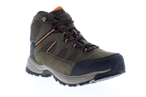 Hi-Tec Allendale Mid Waterproof 9519 Mens Brown Suede Mid Top Hiking Boots