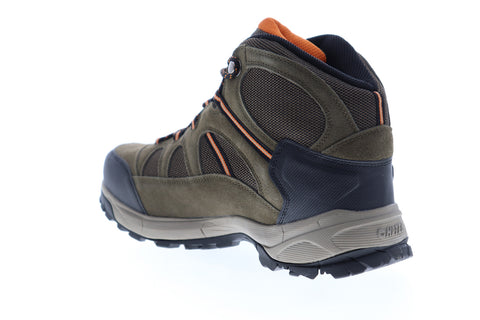 Hi-Tec Allendale Mid Waterproof 9519W Mens Brown Wide 2E Suede Hiking Boots