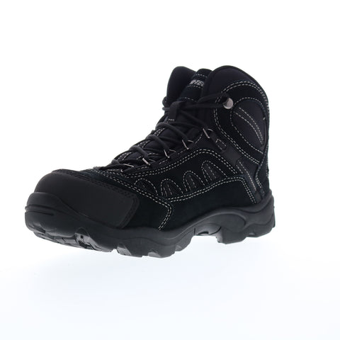 Hi-Tec Bandera Mid Waterproof 9527 Mens Black Suede Lace Up Hiking Boots