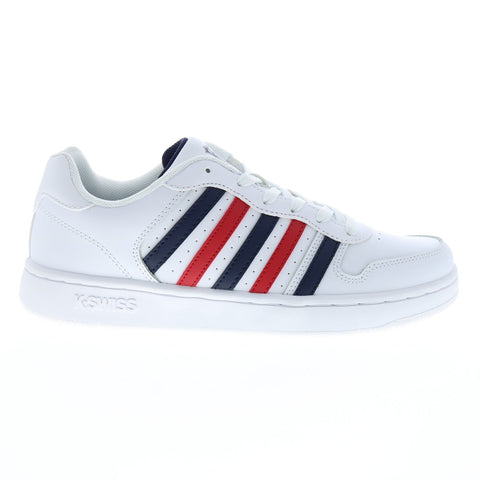 K-Swiss Court Palisades 96931-130-M Mens White Lifestyle Sneakers Shoes