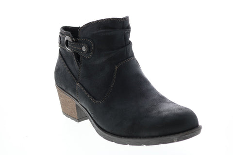 Earth Origins Oakland Adele Womens Black Synthetic Ankle & Booties Boots