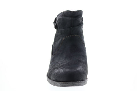 Earth Origins Oakland Adele Womens Black Synthetic Ankle & Booties Boots