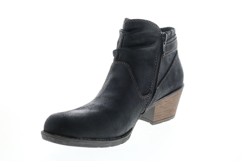 Earth Origins Oakland Adele Womens Black Synthetic Ankle & Booties Boots