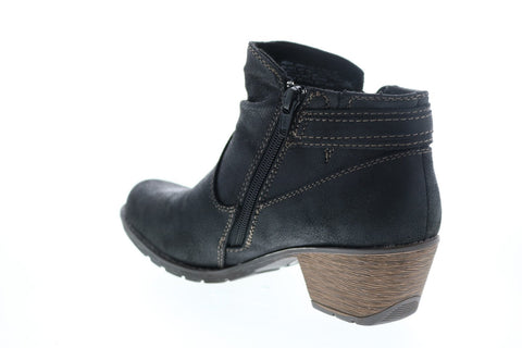 Earth Origins Oakland Adele Womens Black Synthetic Ankle & Booties Boots