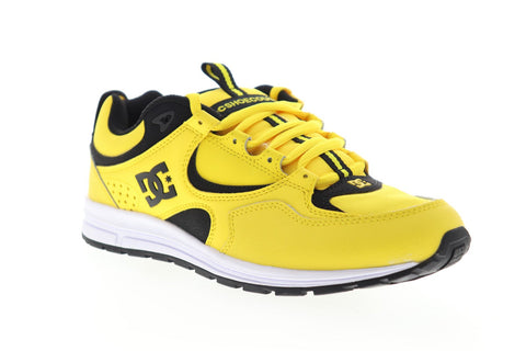 DC Kalis Lite S ADYS100388 Mens Yellow Synthetic Lace Up Athletic Skate Shoes