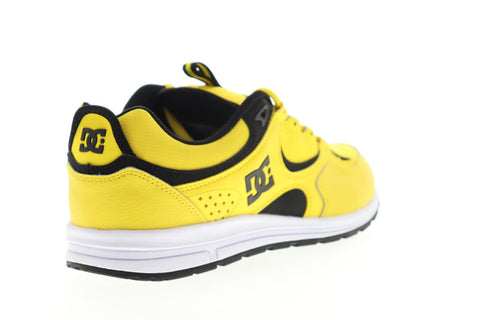DC Kalis Lite S ADYS100388 Mens Yellow Synthetic Lace Up Athletic Skate Shoes