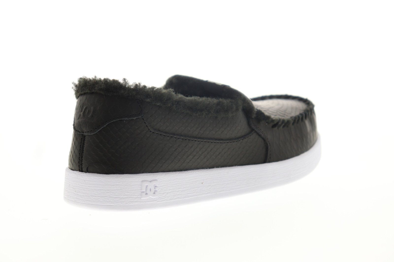DC Men’s Black Leather VILLAIN TX Slip on SKATE Shoes Amazon.com | DC Men main image 4