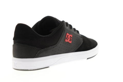 DC Plaza TC ADYS100401 Mens Black Suede & Canvas Athletic Skate Shoes