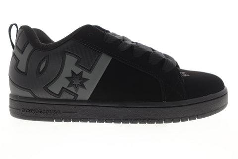 DC Court Graffik SQ ADYS100442 Mens Black Lace Up Athletic Skate Shoes