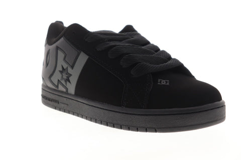 DC Court Graffik SQ ADYS100442 Mens Black Nubuck Athletic Lace Up Skate Shoes
