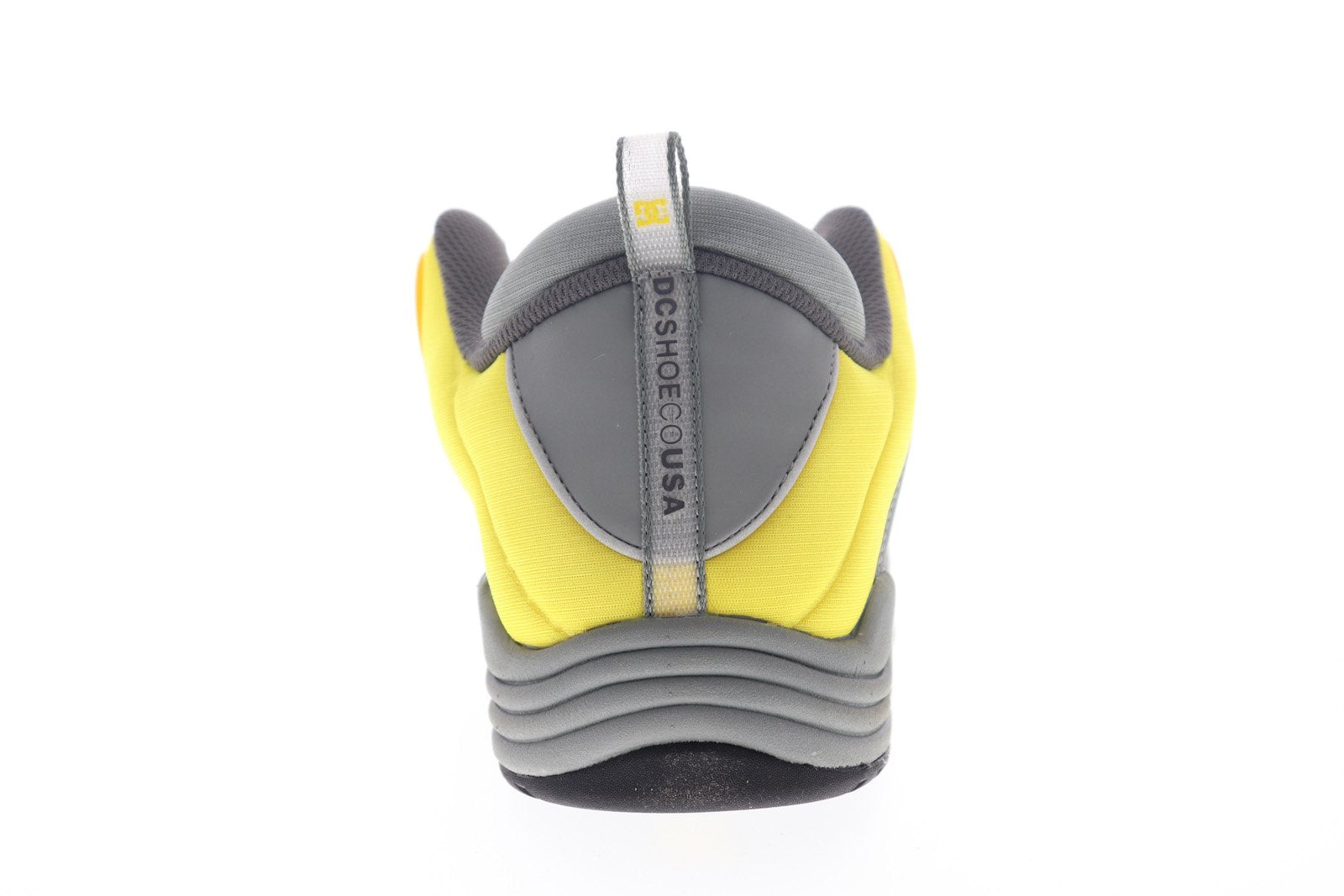 DC Williams OG ADYS100454 Mens Gray Leather Lace Up Skate Sneakers