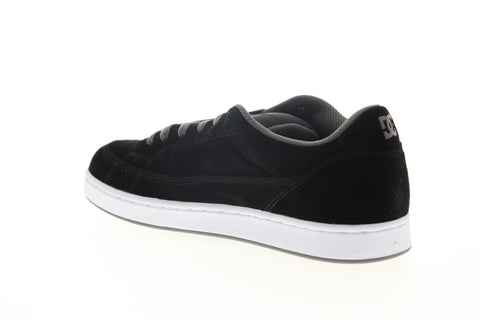 DC Dw1 ADYS100455 Mens Black Suede Lace Up Athletic Skate Shoes