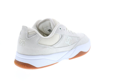 DC Penza ADYS100509 Mens Beige Suede Lace Up Skate Inspired Sneakers Shoes