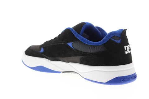 DC Penza ADYS100509 Mens Black Suede Leather Lace Up Athletic Skate Shoes