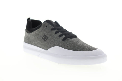 DC Infinite ADYS100522 Mens Black Canvas Lace Up Athletic Skate Shoes