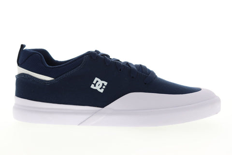 DC Infinite TX ADYS100526 Mens Blue Canvas Lace Up Athletic Skate Shoes