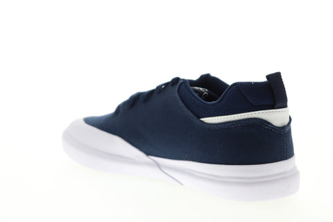 DC Infinite TX ADYS100526 Mens Blue Canvas Lace Up Athletic Skate Shoes