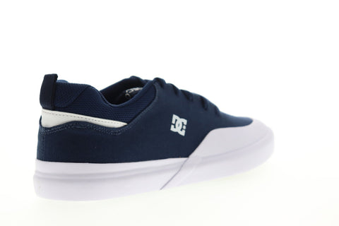 DC Infinite TX ADYS100526 Mens Blue Canvas Lace Up Athletic Skate Shoes