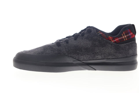 DC Infinite TX SE ADYS100527 Mens Black Canvas Lace Up Athletic Skate Shoes