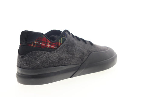 DC Infinite TX SE ADYS100527 Mens Black Canvas Lace Up Athletic Skate Shoes