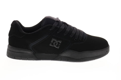 DC Central ADYS100551 Mens Black Suede Skate Inspired Sneakers Shoes