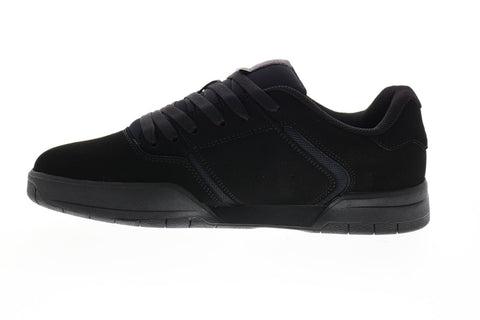 DC Central ADYS100551 Mens Black Suede Skate Inspired Sneakers Shoes