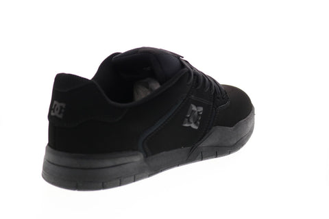 DC Central ADYS100551 Mens Black Suede Skate Inspired Sneakers Shoes