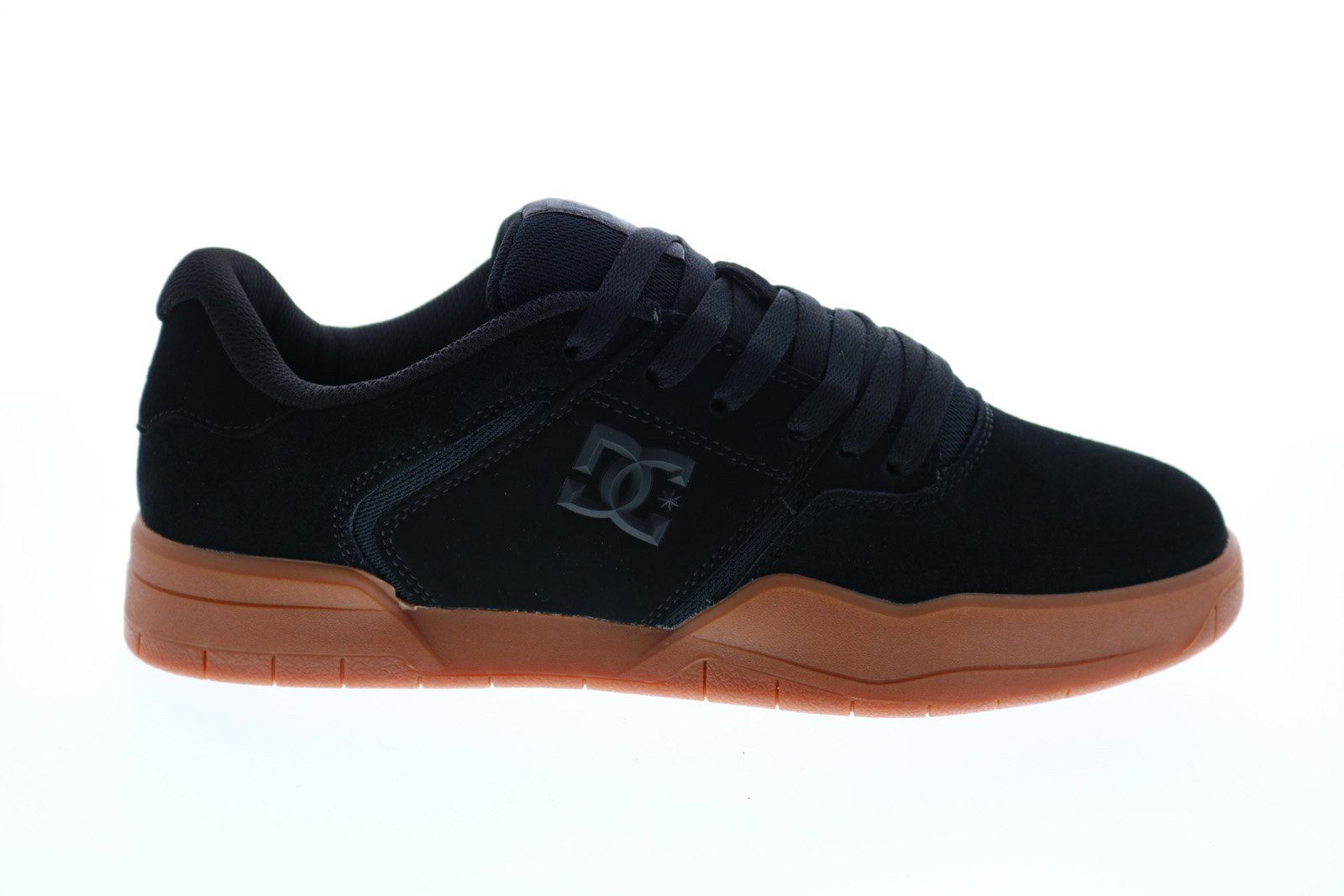 DC Central ADYS100551 Mens Black Suede Skate Sneakers Shoes - Ruze