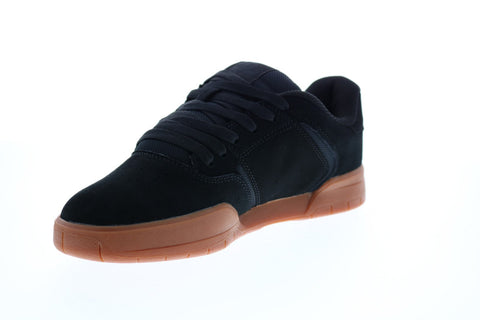 DC Central ADYS100551 Mens Black Suede Skate Inspired Sneakers Shoes