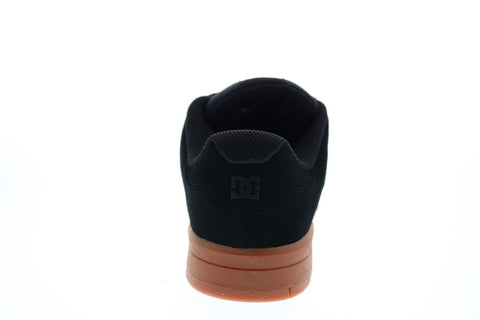 DC Central ADYS100551 Mens Black Suede Skate Inspired Sneakers Shoes