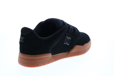 DC Central ADYS100551 Mens Black Suede Skate Inspired Sneakers Shoes