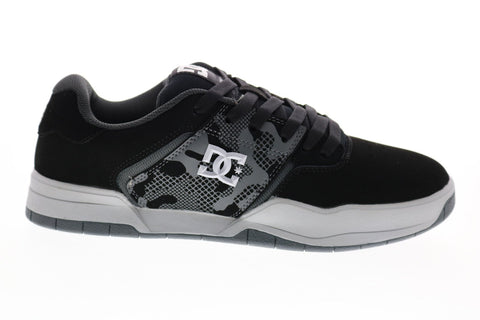 DC Central ADYS100551 Mens Gray Nubuck Skate Inspired Sneakers Shoes