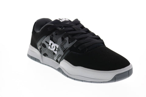 DC Central ADYS100551 Mens Gray Nubuck Skate Inspired Sneakers Shoes