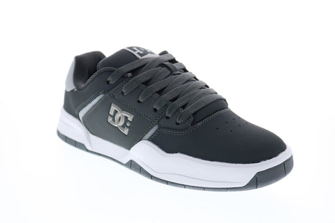 DC Central ADYS100551 Mens Grey Synthetic Skate Inspired Sneakers Shoes