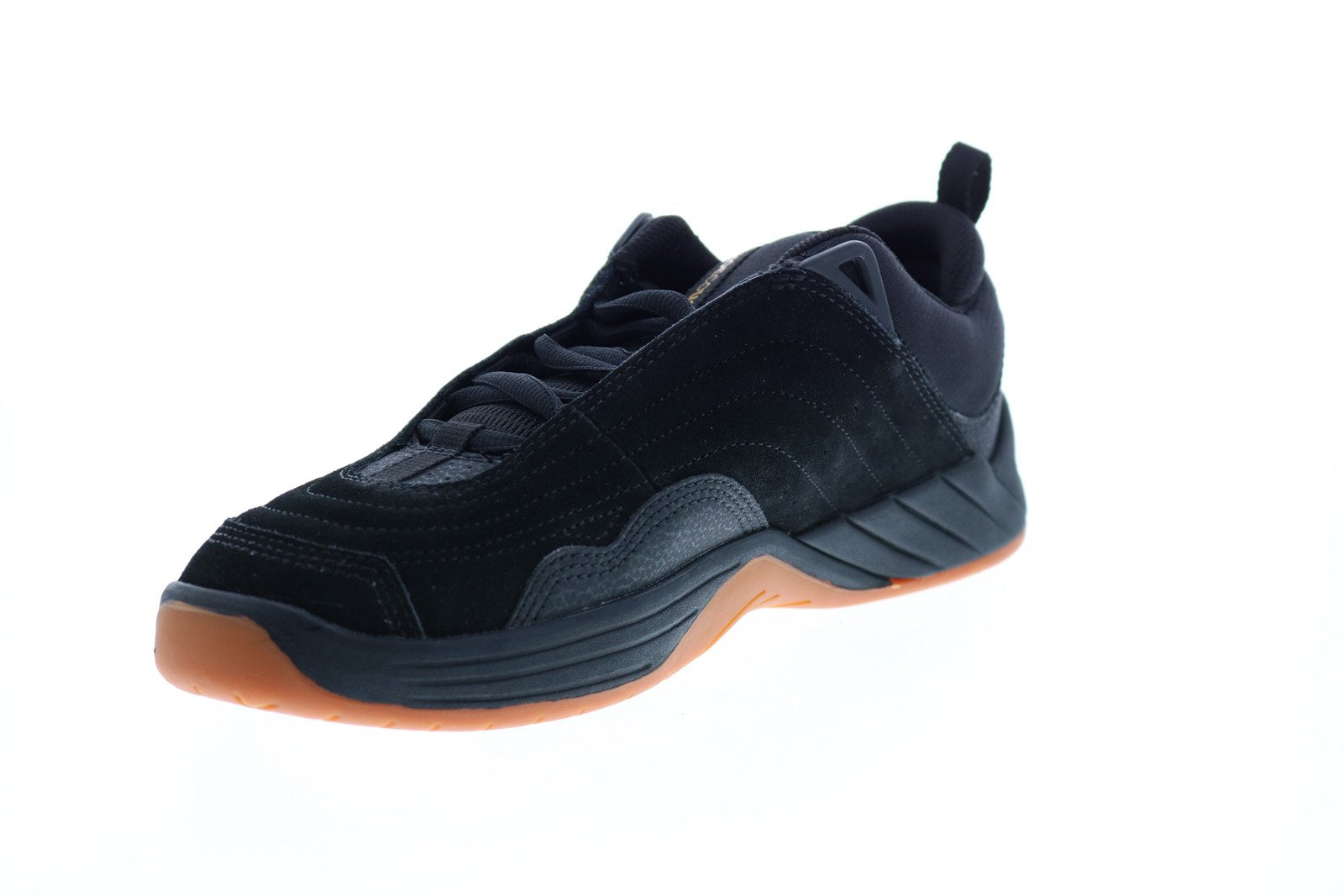 DC Williams Slim S ADYS100573 Mens Black Nubuck Skate Sneakers 