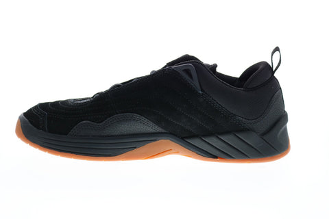 DC Williams Slim S ADYS100573 Mens Black Nubuck Skate Inspired Sneakers Shoes