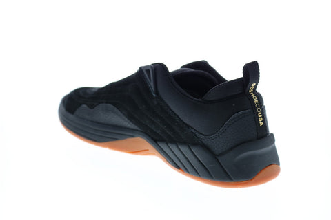 DC Williams Slim S ADYS100573 Mens Black Nubuck Skate Inspired Sneakers Shoes