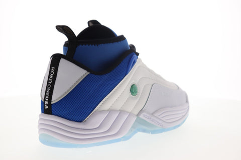 DC Williams OG X R ADYS100584 Mens White Canvas Lace Up Athletic Skate Shoes