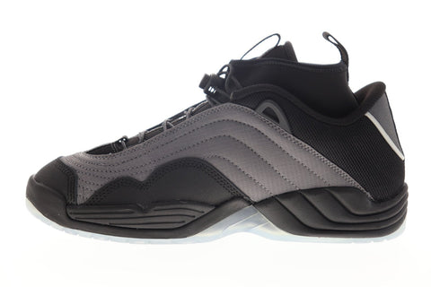 DC Williams OG X R ADYS100584 Mens Black Canvas Lace Up Athletic Skate Shoes