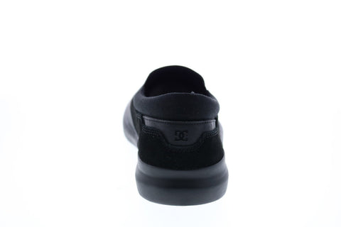 DC Infinite Slip-On ADYS100603 Mens Black Skate Inspired Sneakers Shoes