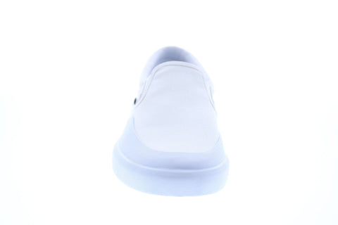 DC Infinite Slip-On ADYS100603 Mens White Skate Inspired Sneakers Shoes