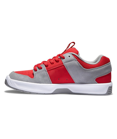 DC Lynx Zero ADYS100615-ATH Mens Red Suede Skate Inspired Sneakers Shoes