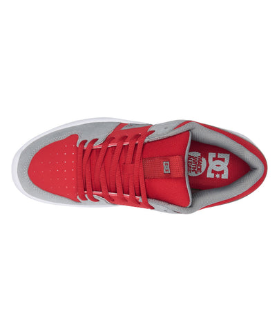 DC Lynx Zero ADYS100615-ATH Mens Red Suede Skate Inspired Sneakers Shoes