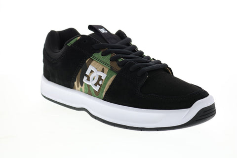 DC Lynx Zero ADYS100615 Mens Black Suede Skate Inspired Sneakers Shoes