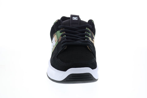 DC Lynx Zero ADYS100615 Mens Black Suede Skate Inspired Sneakers Shoes