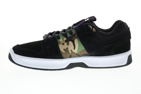 DC Lynx Zero ADYS100615 Mens Black Suede Skate Inspired Sneakers Shoes