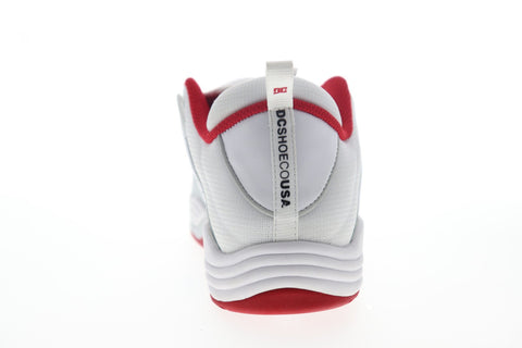 DC Lp Box Set Love ADYS100621 Mens White Leather Lace Up Athletic Skate Shoes